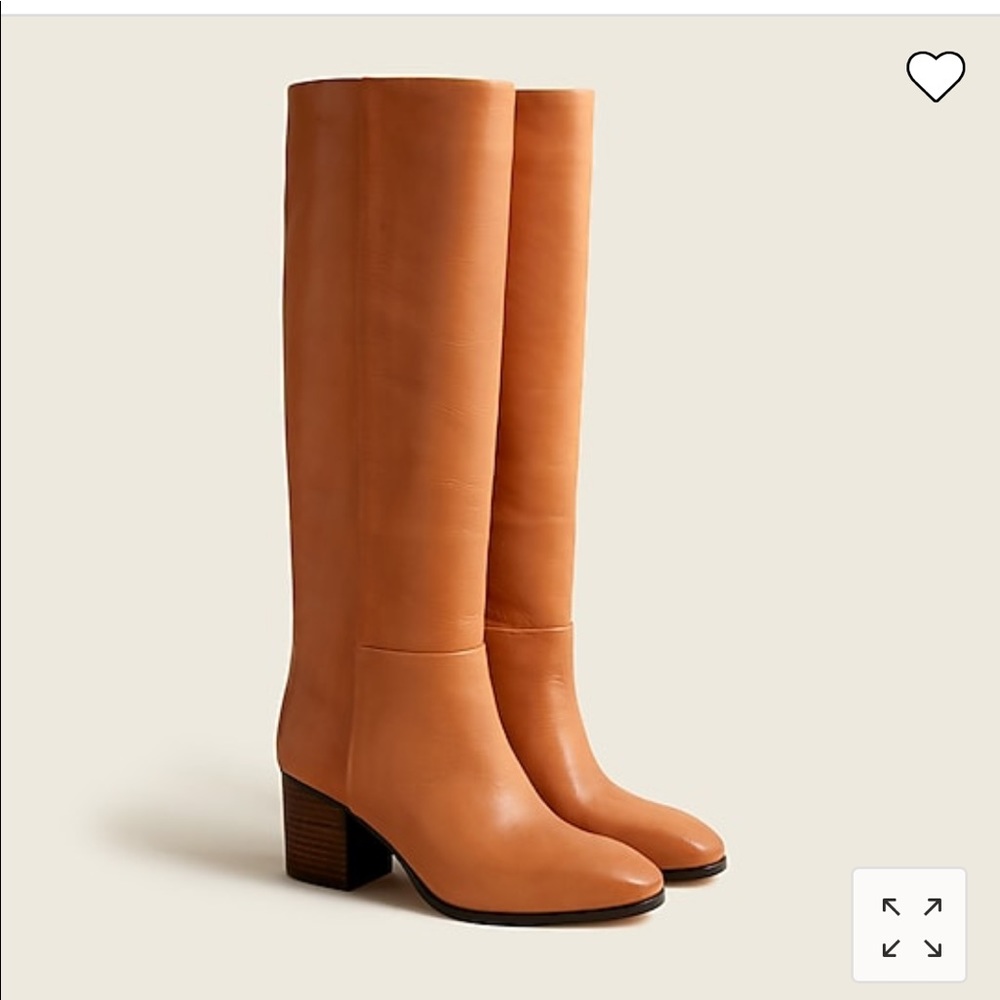 J. Crew Sadie knee-high boots in leather Size 8
